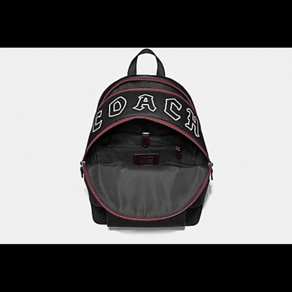 NWT Coach gothic leather backpack large - Picture 7 of 8